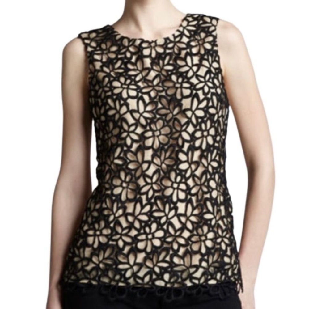 LELA ROSE for Target/Neiman Marcus Lace Black Top